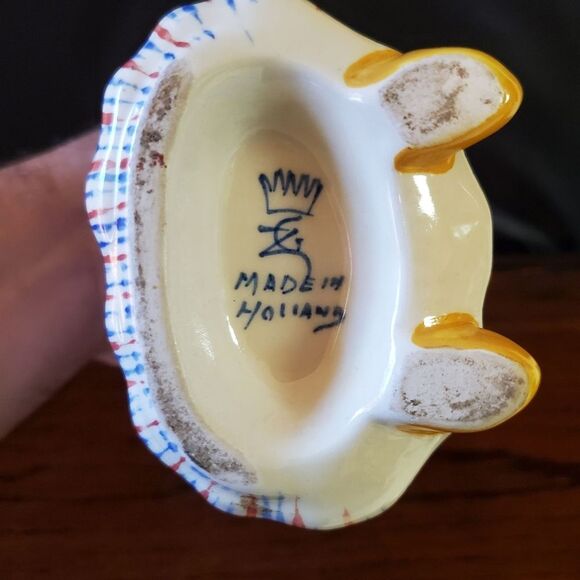 Vintage Holland Pottery Dutch Girl Decanter Bottle - Picture 8 of 14